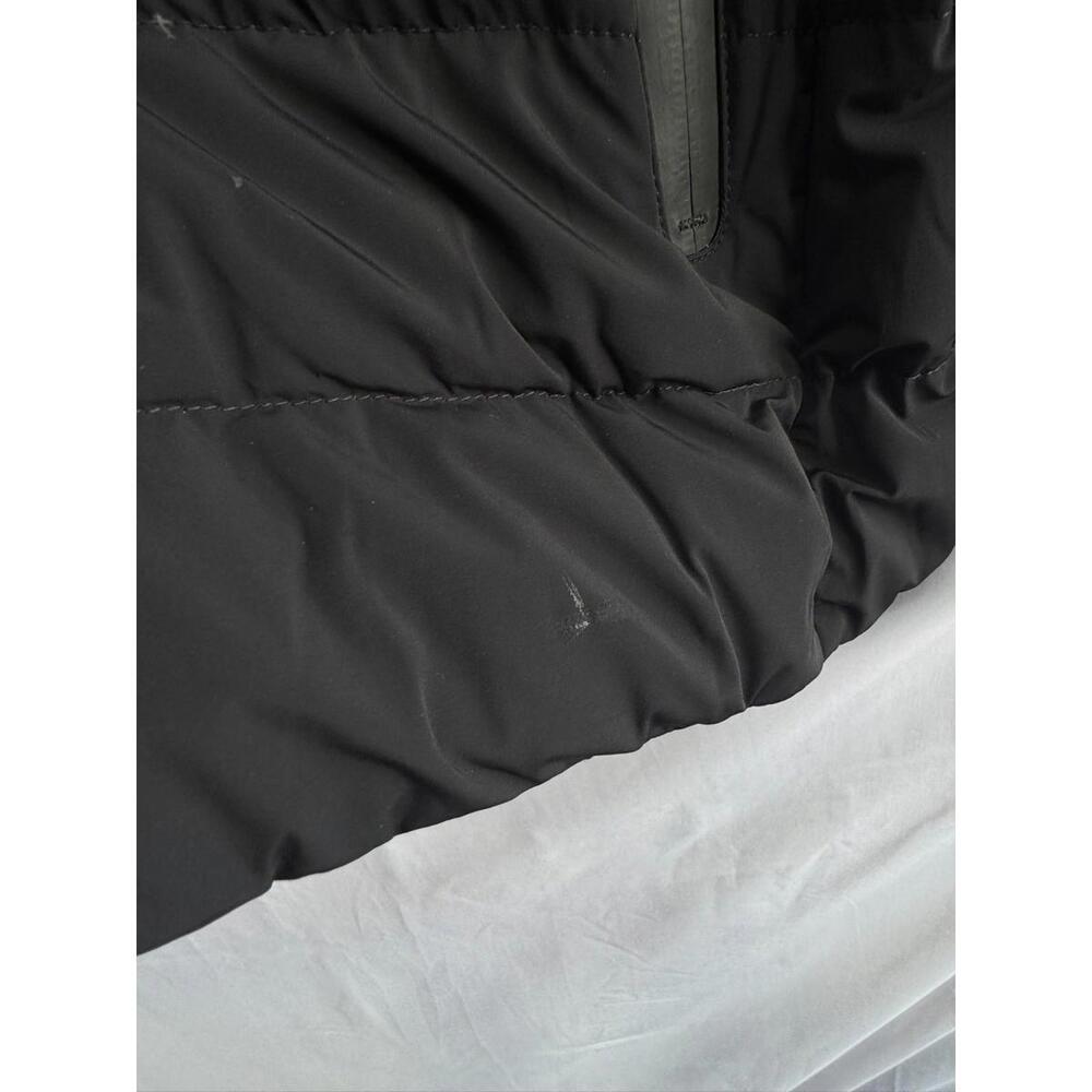 Mackage BlackNylon Ocean Mixed Media Jacket Size M with Stains - Picture 8 of 8